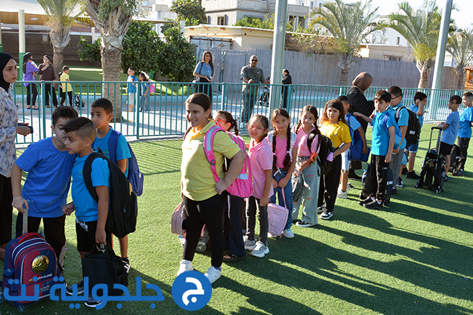 افتتاح العام الدراسي في جلجولية 